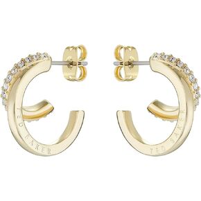 Ted Baker Helias Double Hoop Crystal Earrings