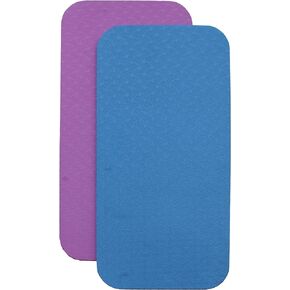 Sewing Accessory, 2 Pack No Slip Mat for Sewing Machine Foot Pedal, Sewing Machine Pedal Mat, Easy to Clean, Quilting Supplies Accessories, Blue&Purple