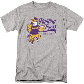 Louisiana State University LSU Official Mike The Fighting Tiger Unisex Adult T Shirt