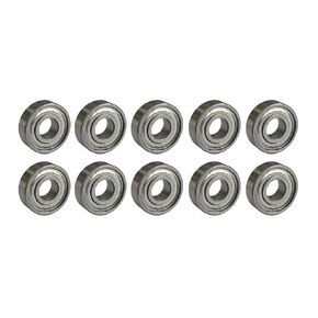 6701ZZ Ball Bearings（10 Pack）, Z2 12 x 18 x 4mm Miniature Deep Groove Ball Bearings Double Shielded Chrome Steel