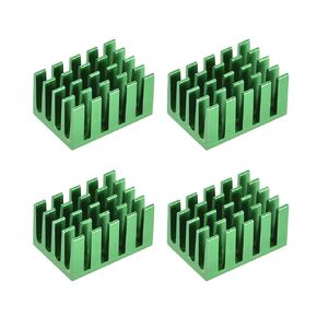 uxcell Electronic Radiators Heatsink for Stepper Motor,3D Printer 40x40x11mm Red 4pcs