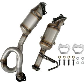 PratRaken Catalytic Converter Kit 674-307, 674-306 Compatible with 2012-2017 Jeep Wrangler 3.6L V6, 2018 Jeep Wrangler JK 3.6L V6 Passenger Side&Driver Side Left and Right 2-PC 68085119AE in Kuwait