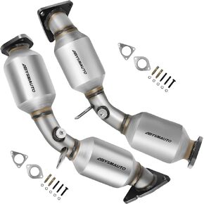 Left&Right Catalytic Converter Compatible with Infiniti G25 2011-2012 2.5L/ M35 2009-2010 3.5L, Nissan 350Z 2007-2008 3.5L V6 Catalytic Convertor Direct-fit Euro IV (EPA Compliant)
