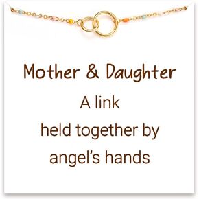 STORYJEWELLERY Mother Daughter Bracelets, Bracelets for Mom and Daughter, Daughter Gifts from Mom, Mother Daughter Gifts, Gifts for Mom from Daughter, Daughter Birthday Gift, Christmas Gifts for Mom