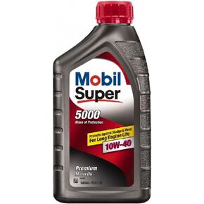 Mobil Super (120430-6PK) 10W-40 Motor Oil - 1 Quart, (Pack of 6)