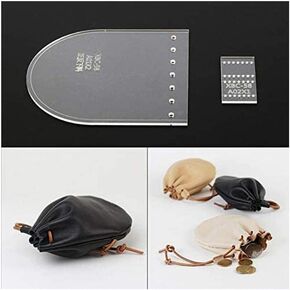 XBC-58 Coin Purse Acrylic Template Leather Pattern Acrylic Leather Pattern Leather Templates for Bags