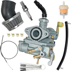 CT70 Carburetor for Honda CT70H CT 70 KO Trail Bike Carb 1969-1977 with Throttle Cable & Air Filter