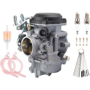 Dasbecan 883 CV40 Carburetor 27421-99 Compatible with Harley Davidson HD Sportster XL883 1988-2007 XLH1200 1988-2002 Softail Touring Dyna FXR 1988-2017 Carb Kit 27490-04 27465-04