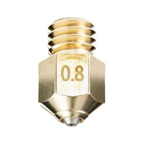Tungsten Carbide Tip MK8 Nozzle 0.4mm for Ender 3, CR-10, Elegoo Neptune 3, Sovol SV06 3D Printer and More, High Thermal Conductivity Abrasion Resistance (MK8, 0.4mm)
