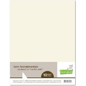 Lawn Fawn LF1576 Vanilla Malt Card Stock