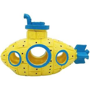 Fish Tank Decoration Wreck Undersea Boat Aquarium Ornament Broken Submarine Fish Shrimp Hiding Home Decoration Pet Supplies