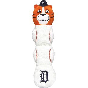 MLB CHICAGO CUBS - Clark The Cub Mascot Toy for PETS. Plush Dog Toy with 4 inner SQUEAKERS. 17" LONG DOG TOY