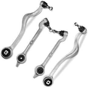 A-Premium Set of 4, Front Forward & Rearward Lower Control Arm Kit, with Ball Joint & Bushing, Compatible with BMW 525i 2001-2003, 528i 1997-2000, 530i 2001-2003, RWD