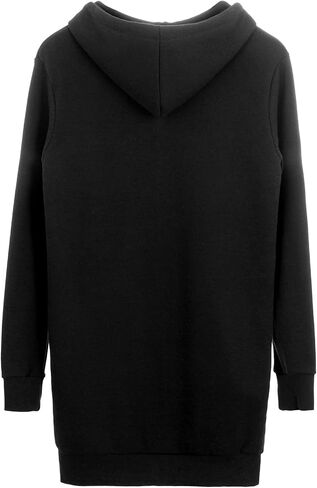 GIVON Womens Zip Up Long Tunic Hoodie Sweatshirt Lightweight Regular Fit Jacket with Pockets in Saudi Arabia