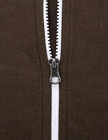 GIVON Womens Zip Up Long Tunic Hoodie Sweatshirt Lightweight Regular Fit Jacket with Pockets in Saudi Arabia
