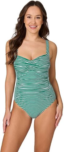 Nip Tuck Swim Torino Stripe Joanne One Piece Swimsuit in Saudi Arabia