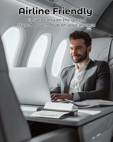 Itari Q302 WiFi Portable Printers Wireless for Travel, Mini Thermal Printer with Reverse Charging, Upgraded 300DPI Inkless Phone Printer Supports US Letter/A4/B5/A5, Small Mobile Printer for Vehicles in Saudi Arabia