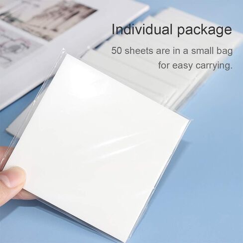 Multibey Transparent Sticky Note Pads, 3"x2" Clear Strong Memo Sticky Notes Message Reminder,10 Packs 500 Sheets (3 x 2 Inches) in Saudi Arabia