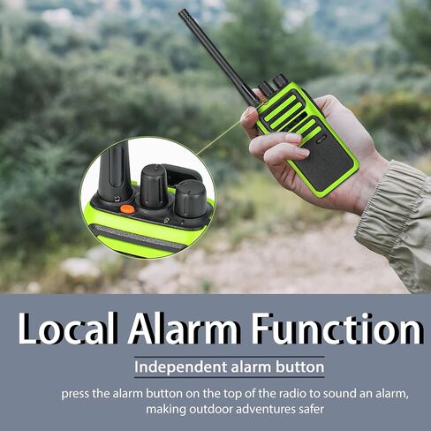 أجهزة اتصال لاسلكية Retevis RB17A طويلة المدى، راديو GMRS ثنائي الاتجاه، بطارية قابلة لإعادة الشحن 2200 مللي أمبير في الساعة، SOS، راديو محمول للصيد وركوب الخيل والتخييم (أخضر، عبوتان) in Saudi Arabia