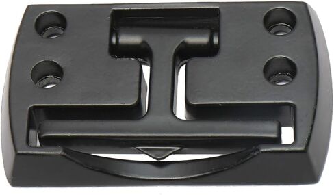 NovelBee 4 Pack of Chrome Fold Away Rope Hook with Mounting screws,Folding Cleat Truck Tie Down Anchor for Car Boat (Black) in Saudi Arabia