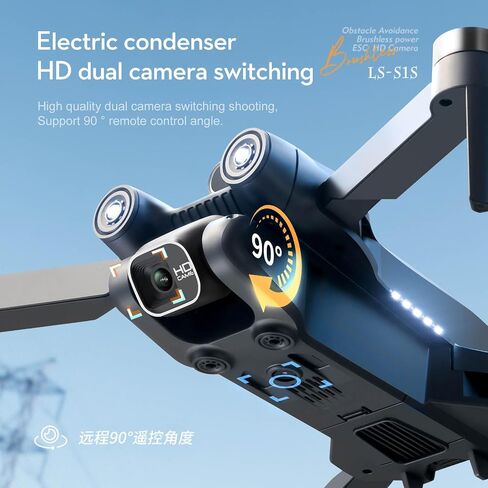 طائرة بدون طيار 4K بدون طيار 2024 للبالغين، طائرة بدون طيار خفيفة الوزن وقابلة للطي وعالية الدقة، جسم من الألياف، إرجاع تلقائي، اتبعني، طائرة بدون طيار مع كاميرا للمبتدئين in Saudi Arabia
