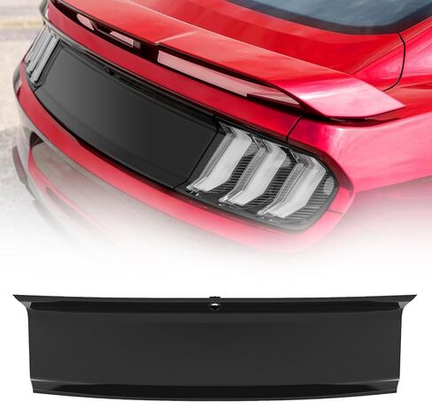Rear Decklid Panel Trim Compatible with Ford Mustang 2015-2022, Mustang External Accessories Trunk Center Cover Panel Trim (Carbon Fiber Texture) in Kuwait