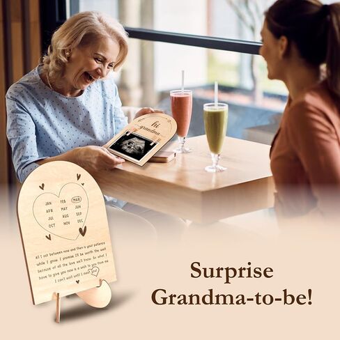Hi Grandma Pregnancy Announcement - Promoted To Grandma Baby Announcement Ultrasound Picture Frames, Baby Surprise Announcement Pregnancy Reveal Ideas, Sonogram Photo Frame Gifts in Saudi Arabia
