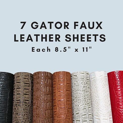 Tooled Faux Leather Sheets Western Cowboy Craft Pack, 7pcs Each 8.5"x11", Floral Embossed Vinyl Precuts, Craft DIY and Textured PU Pleather in Saudi Arabia
