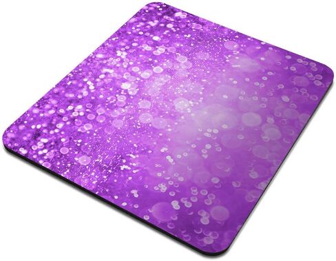Pink Glitter Background Customized Rectangle Non-Slip Rubber Mouse Pads Gaming Mouse Pad 9.5 X 7.9 Inch (240mmX200mmX3mm) in Saudi Arabia