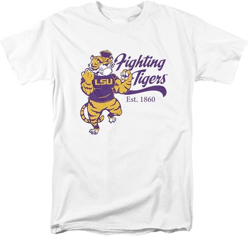 Louisiana State University LSU Official Mike The Fighting Tiger Unisex Adult T Shirt in Saudi Arabia