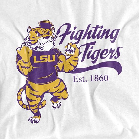 Louisiana State University LSU Official Mike The Fighting Tiger Unisex Adult T Shirt in Saudi Arabia