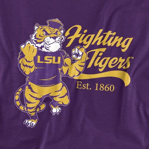 Louisiana State University LSU Official Mike The Fighting Tiger Unisex Adult T Shirt in Saudi Arabia