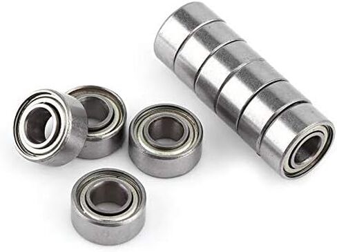 6701ZZ Ball Bearings（10 Pack）, Z2 12 x 18 x 4mm Miniature Deep Groove Ball Bearings Double Shielded Chrome Steel in Kuwait