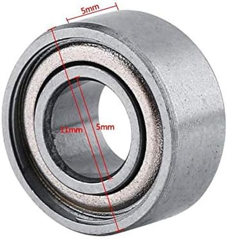 6701ZZ Ball Bearings（10 Pack）, Z2 12 x 18 x 4mm Miniature Deep Groove Ball Bearings Double Shielded Chrome Steel in Kuwait