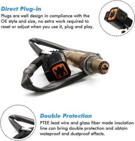 مستشعر الأوكسجين AP13T461X لـ 2000-2011 Hyundai Accent 1.6L 1.5L استبدال مستشعر الأوكسجين المنبع والمصب مع OE Bosch 13461 in Kuwait