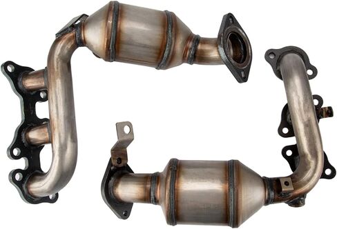 KAC 2pcs High Flow Catalytic Converter Kit Replacement for 2004-2006 RX330 2004-2006 Sienna 2004-2007 Highlander Direct-Fit Catalytic Converter, Replace 16392 16393 40374 1127(EPA Compliant) in Saudi Arabia