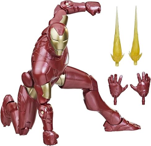 Marvel Legends Series: Iron Man (Extremis) Classic Comic Collectible 6 Inch Action Figure, 4+ Years in Saudi Arabia