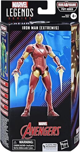 Marvel Legends Series: Iron Man (Extremis) Classic Comic Collectible 6 Inch Action Figure, 4+ Years in Saudi Arabia