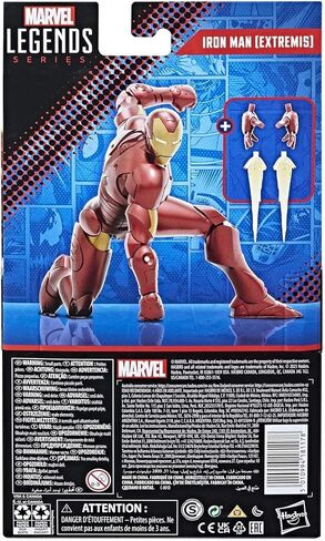 Marvel Legends Series: Iron Man (Extremis) Classic Comic Collectible 6 Inch Action Figure, 4+ Years in Saudi Arabia