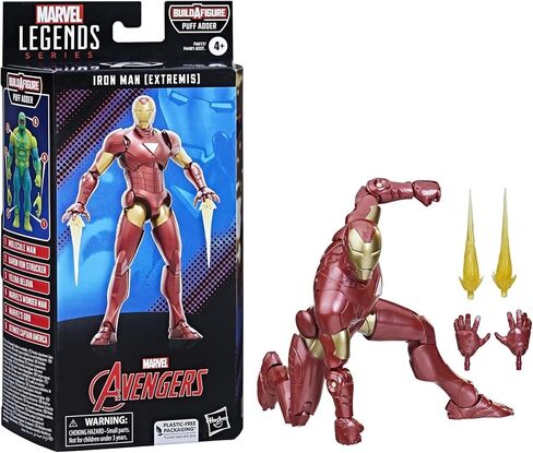 Marvel Legends Series: Iron Man (Extremis) Classic Comic Collectible 6 Inch Action Figure, 4+ Years in Saudi Arabia