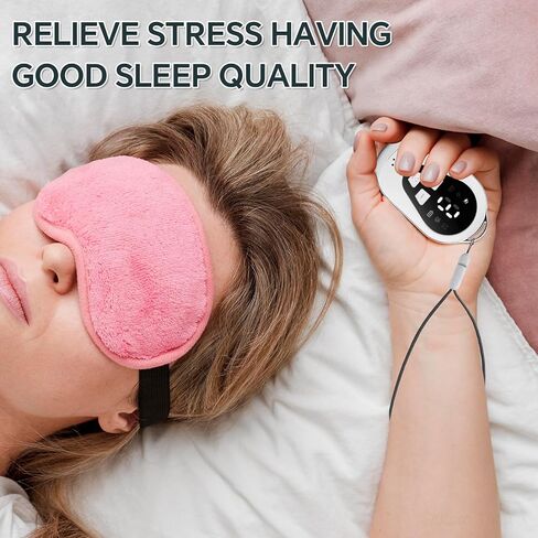 جهاز توموروتيك المحمول للمساعدة على النوم، تقليل التوتر واسترخاء العقل مع 4 أصوات مشهد مهدئ و9 مستويات كثافة، يعزز جودة النوم ومحمول للرياضة والمشي والاسترخاء (أخضر) in Kuwait