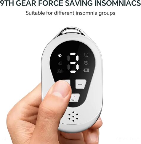 جهاز توموروتيك المحمول للمساعدة على النوم، تقليل التوتر واسترخاء العقل مع 4 أصوات مشهد مهدئ و9 مستويات كثافة، يعزز جودة النوم ومحمول للرياضة والمشي والاسترخاء (أخضر) in Kuwait