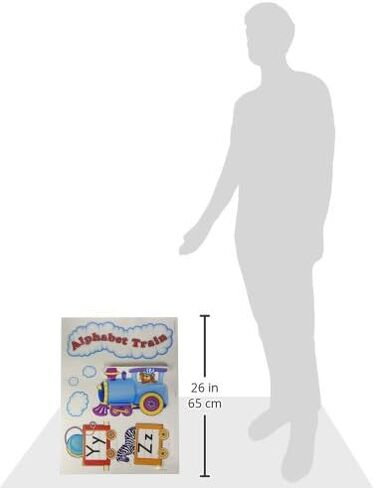 مجموعة عرض لوحة إعلانات قطار الحروف الأبجدية من Teacher Created Resources (4421)، متعددة الألوان in Kuwait