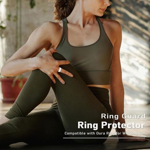 واقي لخاتم Oura، 4 قطع من غطاء حلقة السيليكون المتوافق مع خاتم Oura، جراب مرن لخاتم Oura Ring Gen 3 للتمرين in Kuwait
