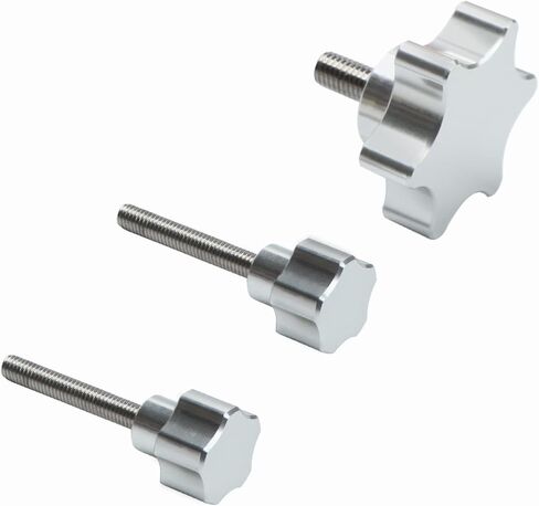 Jerbor Aluminum Alloy Billet Knob Set Fit for Anycubic Photon Mono X/Photon X/Photon Mono X 6K/Photon M3 Plus/Photon M3 Max/Photon Mono X2(Silver) in Saudi Arabia