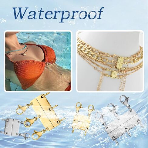 Layering Necklace Clasp Bracelet Layering Clasp Separator for Stackable Necklaces Buckle Necklace Clasps and Closures in Saudi Arabia