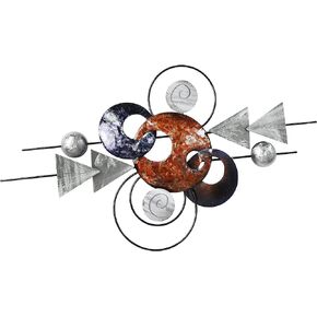 Empire Art Direct "Target Wall Art Hand Painted Etched Metal Wall Sculpture,Ready to Hang,Living Room,Bedroom & Office