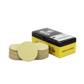 BHA 2" Gold Hook & Loop Sanding Discs - 50 Pack, Premium Aluminum Oxide with Gold Stearate Coating for Load Resistance - Multiple Grits for Woodworking, Automotive and Metalwork - 400 Grit