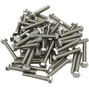 M5x70 عرافة البراغي الفولاذ المقاوم للصدأ سداسية الرأس مسامير الربط، المسمار الملعب 0.8 مللي متر الخيوط بالكامل عرافة الحنفية البراغي 20 قطعة
