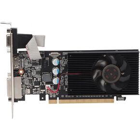 GT610 DDR3 Graphics Card, 64Bit 810MHZ PCB 2GB DDR3 Graphics Card PC Game Graphics Card with HDMI, DVI, VGA